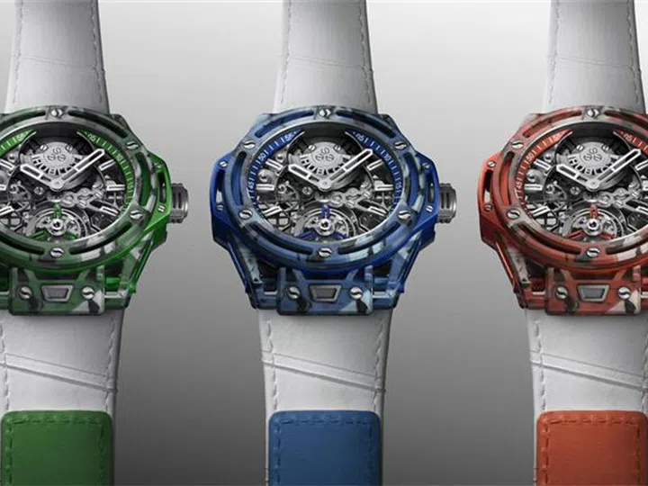 watch trends 2026 | colourful watches Hublot’s Big Bang Tourbillon Novak Djokovic GOAT Edition