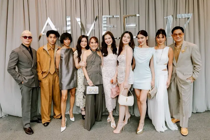 Aivee leaguers at the party.