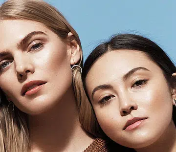 Skincare models beauty