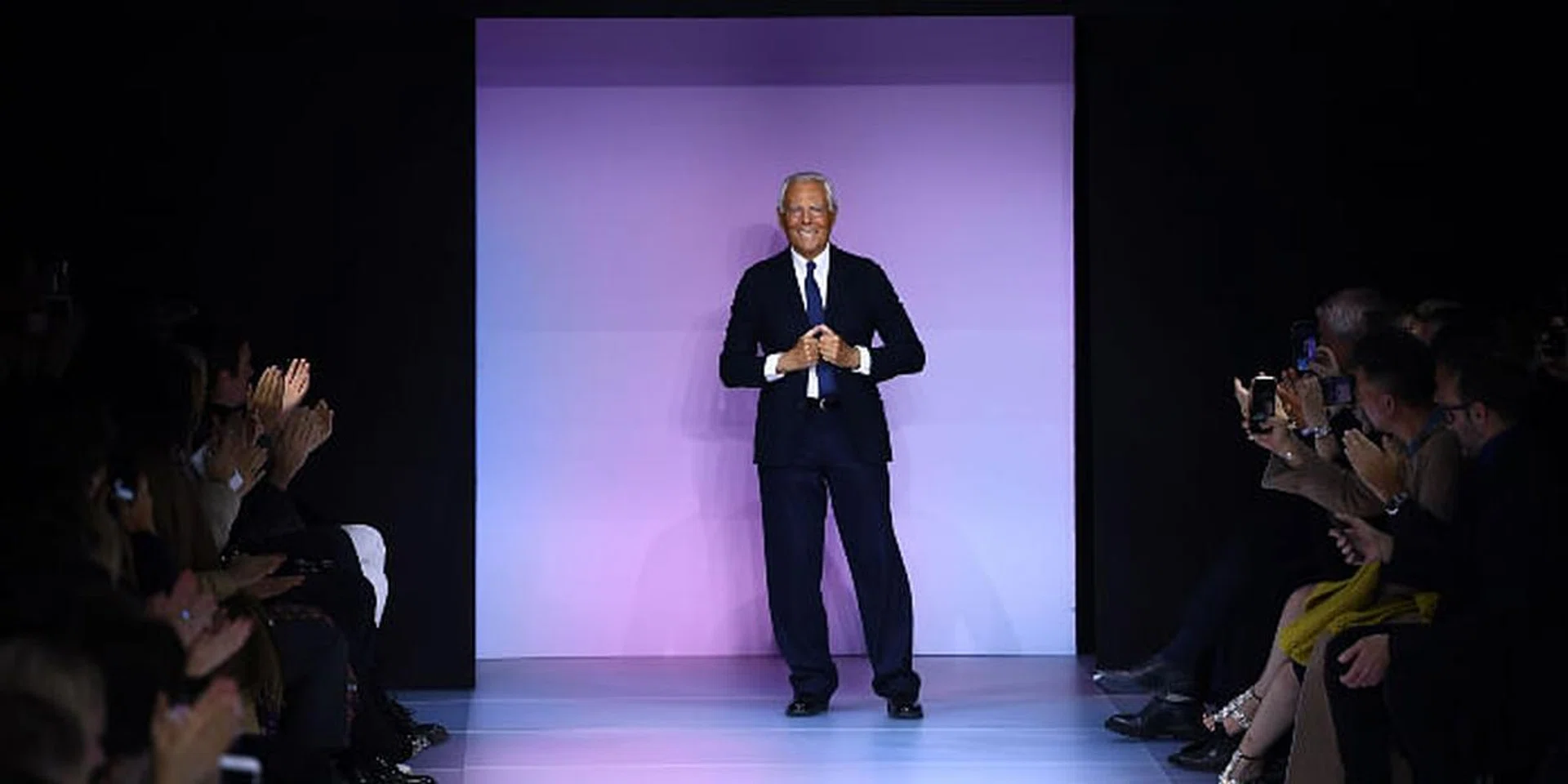 Giorgio Armani Fashion Show Getty 8th Birthday