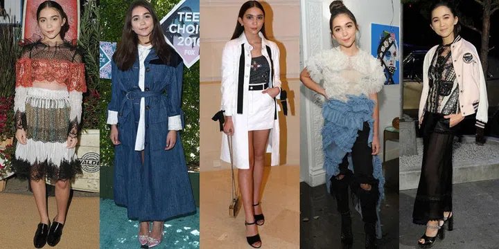 Claim to fame: The latest in an illustrious list of Disney stars turn mega-watt celebs, Blanchard also just sat front row at her first Chanel show. An invite from Karl is a game changer.
Style profile: With an eye for major runway pieces and adventurous choices from the likes of Miu Miu and Rodarte, this 15-year old is already keeping style watchers on their toes.