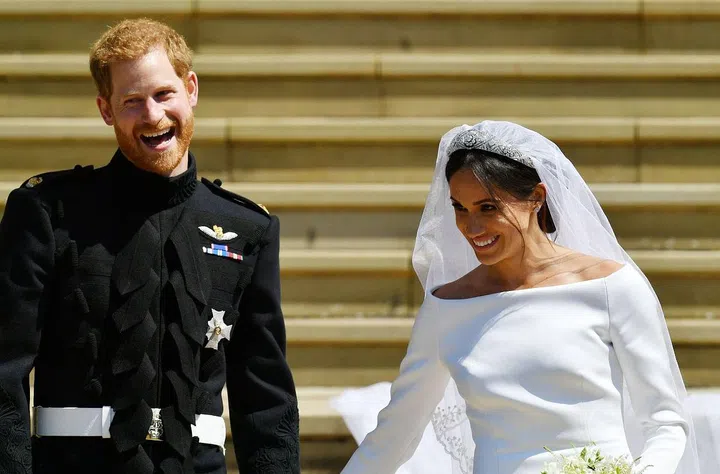 A candid moment with Prince Harry and Meghan Markle
