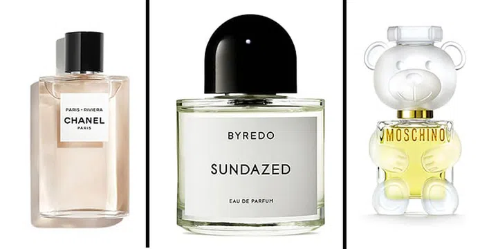 Photo: Courtesy of Byredo, Chanel and Moschino