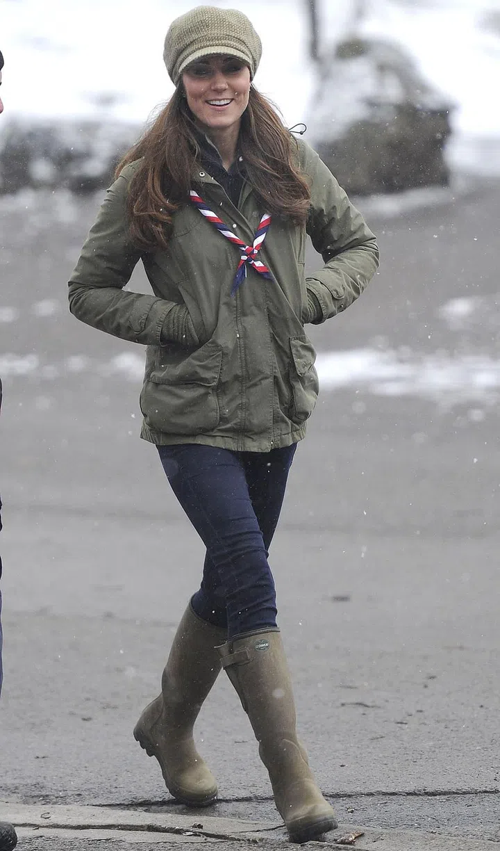 Whether worn by the royals (the Duchess of Cambridge and the Queen are both fans) or by the fashion crowd (think Alexa Chung and Kate Moss), the trusty Barbour is still the ultimate in relaxed, practical country chic. Photo: Getty