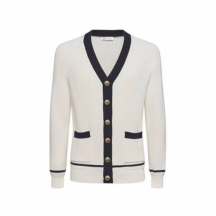 Cardigan, $1,900, Brunello Cucinelli