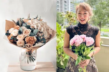 sing see soon florist flower bouquet