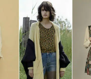 (L-R) Looks from Sea New York (available at Rue Madame), American Vintage and Red Valentino which are available in Takashimaya Shopping Centre.