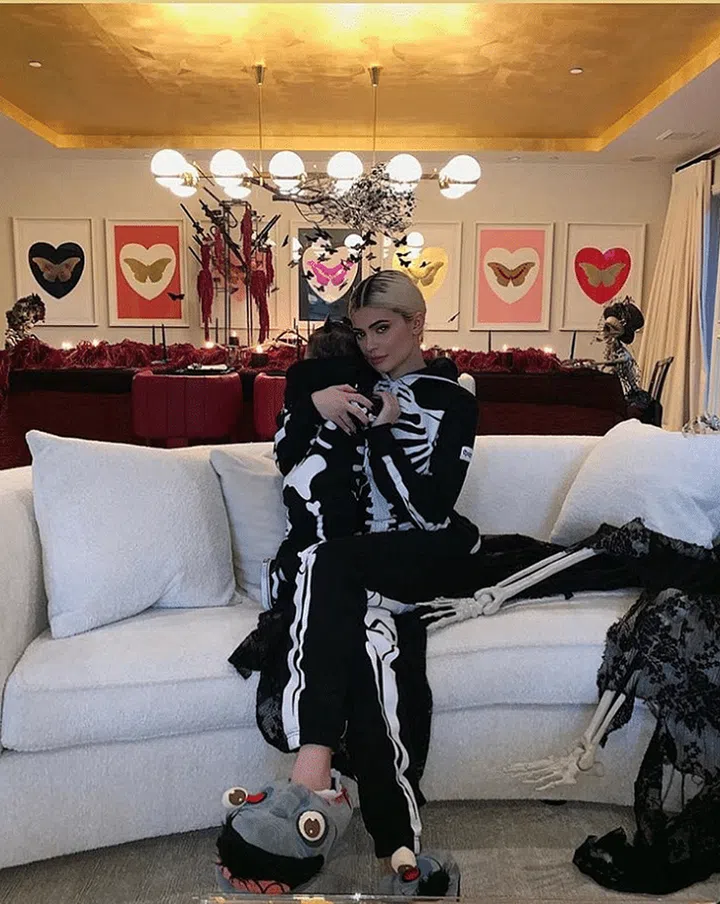 As skeletons.