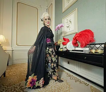 Harper’s Bazaar Singapore 25th Anniversary Where Fashion Lives | Genevieve Peggy Jeffs in a custom kebaya
