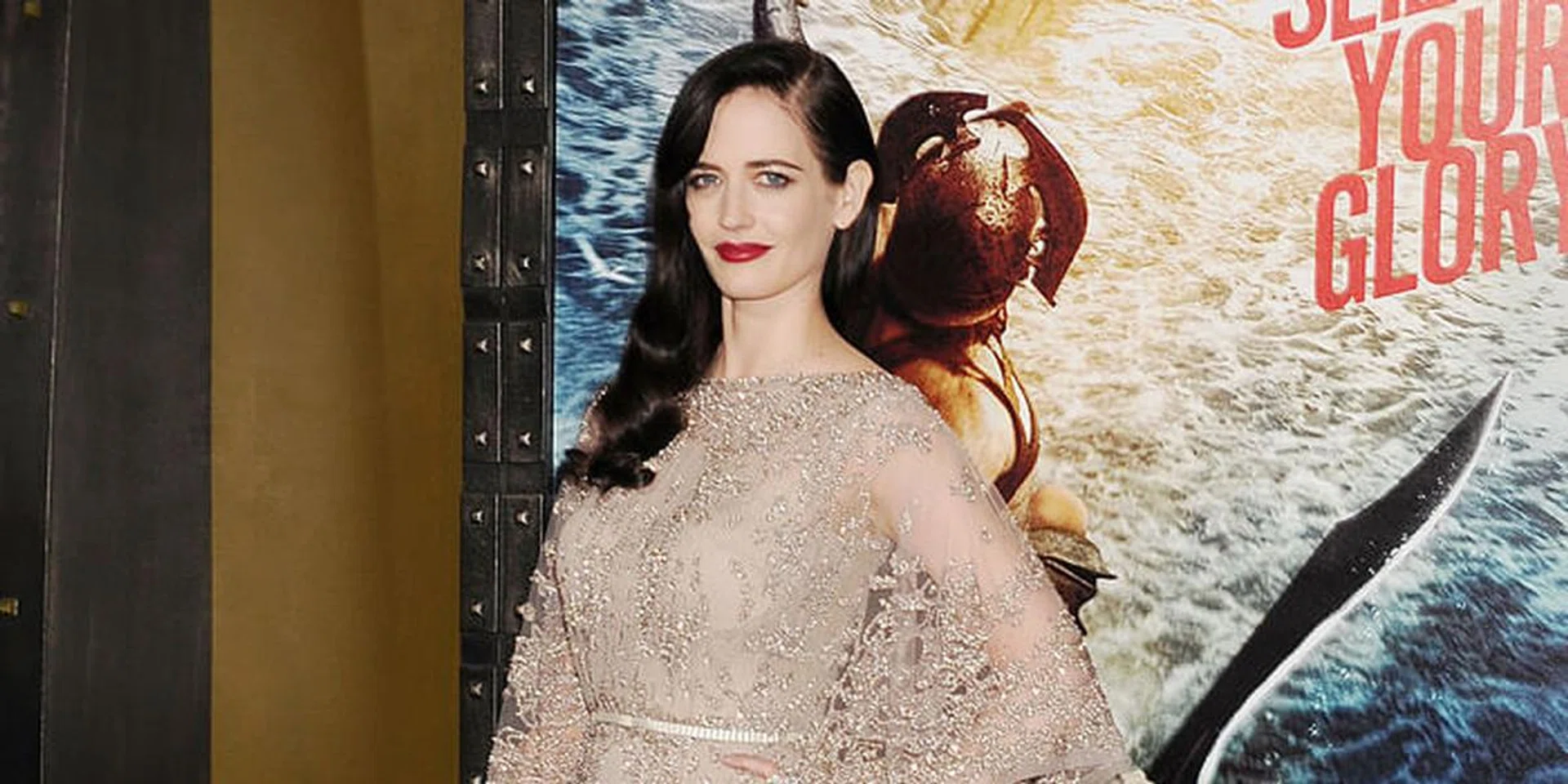 eva green red carpet dress Eva Green Black Dress 2024 Cannes Film Festival main image 1