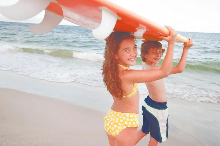 Grab your board and hit the surf