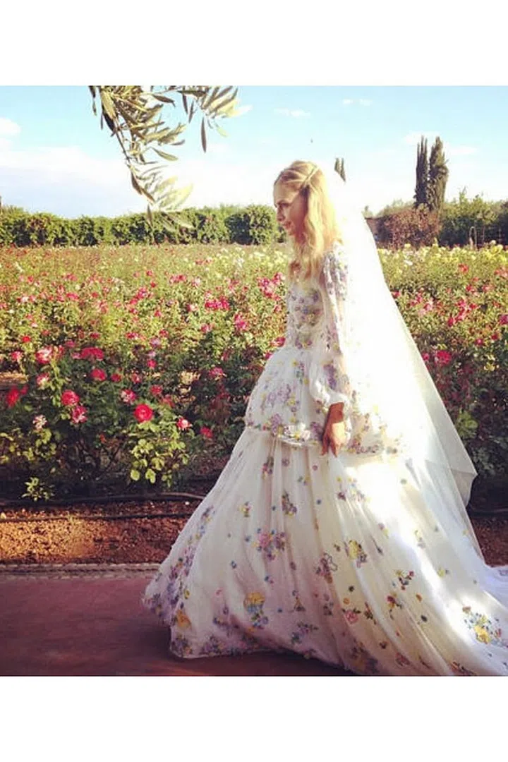 Poppy Delevingne in custom Pucci, 2014.