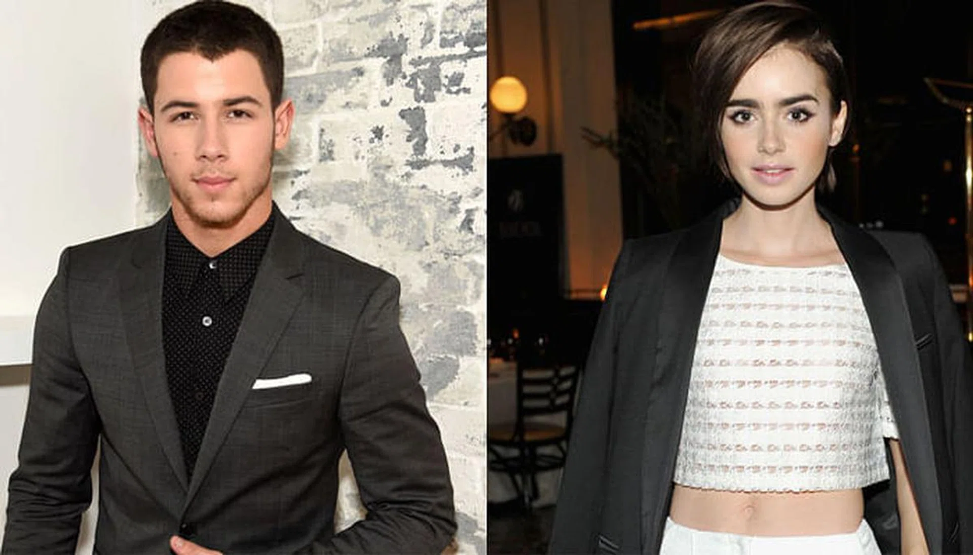 nick jonas dating lily collins