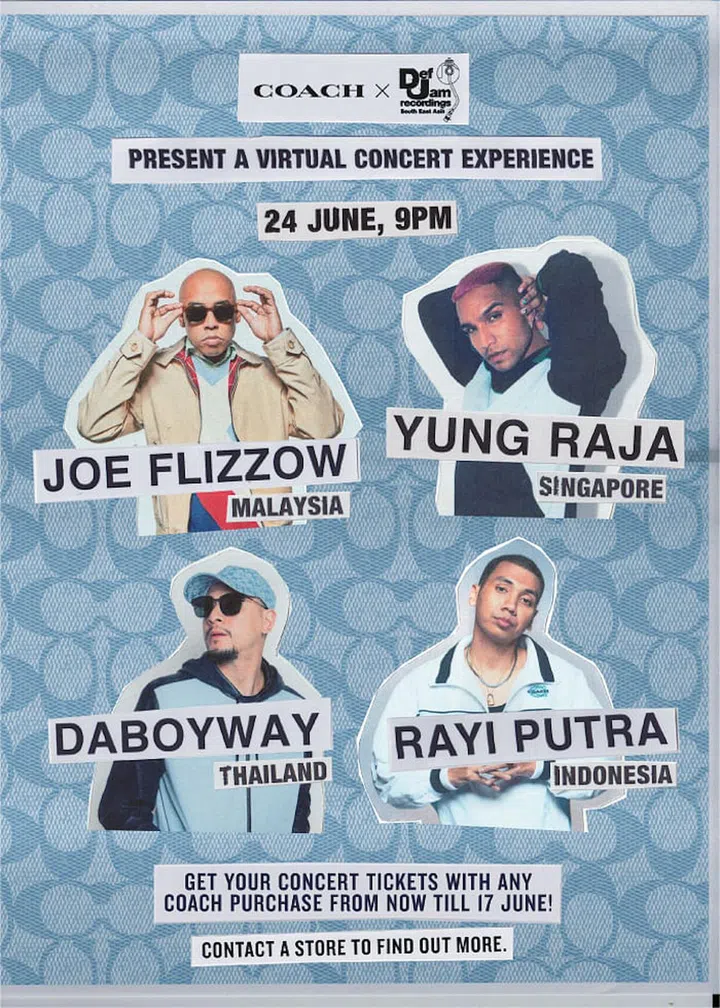 Coach x Def Jam SEA Virtual Concert Experience