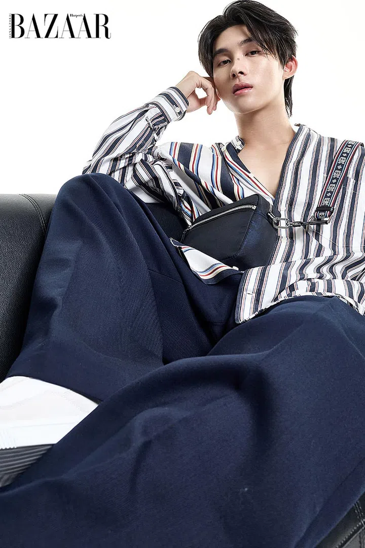 Shirt; bag; trousers, TOMMY X CLOT.  