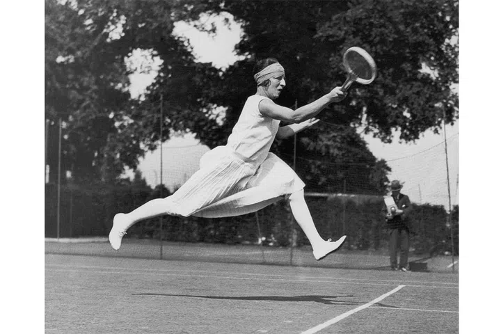 French tennis player Suzanne Lenglen (1899 - 1938). Photo: Getty
