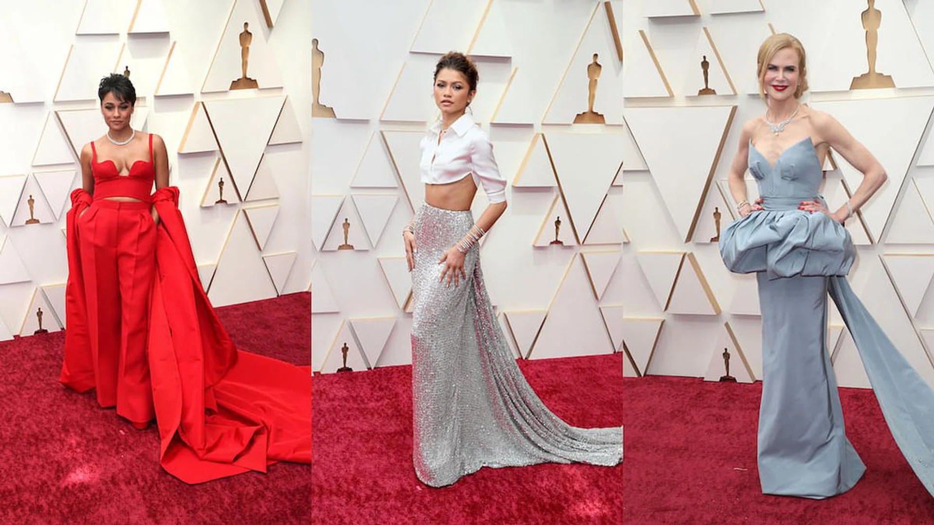 From left: Ariana DeBose, Zendaya and Nicole Kidman (Photos: Getty Images)