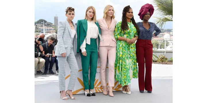 8 May: Members of the jury including Kristen Stewart, Lea Seydoux, Cate Blanchett, Ava DuVernay and Khadja Nin posed at the jury photo call on the first day of the film festival.

Photo: Getty