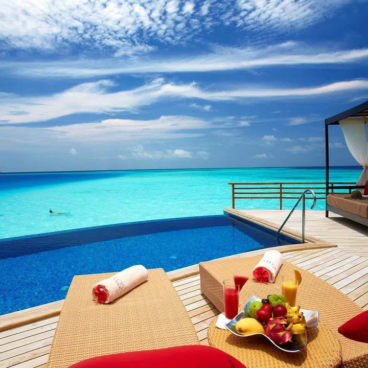 There may not be much else to look at but ocean, but that's OK when it's the Indian one. Find tranquility like nowhere else on earth marooned on the Maldivian isle that's home to the Baros resort.

