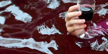 This Japanese Spa Lets You Swim in a Pool of Red Wine