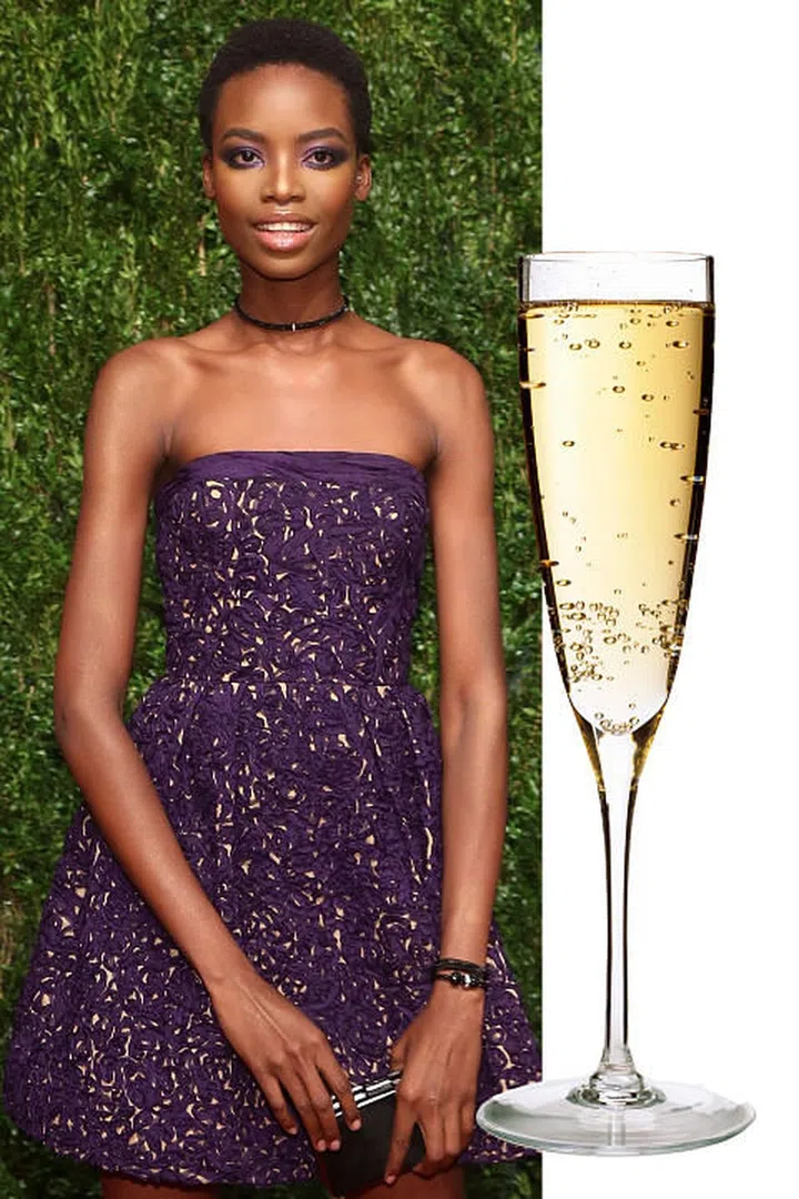"I don't drink so much, but I like champagne."