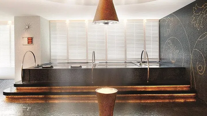 Recline and relax in AWAY Spa's jacuzzi