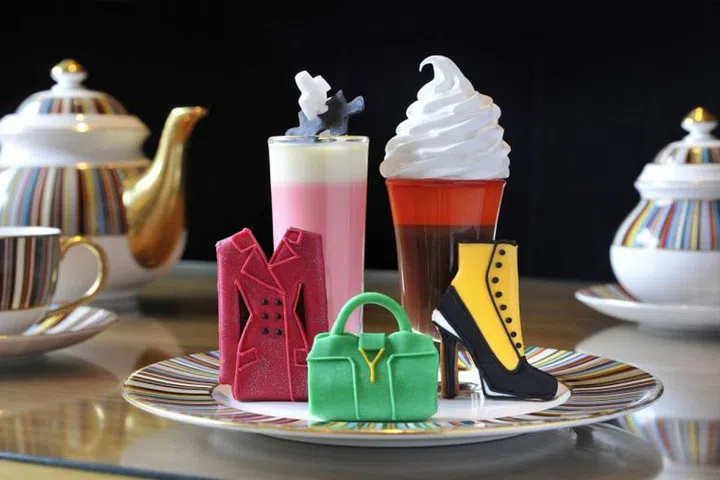 Edible runway looks and It bags are on the menu at the Berkley's Prêt-à-Portea, where cookies, scones, and pastries change seasonally with the fashion collections. Currently on the Spring/Summer 2016 menu (and in nearby stores): A striped dress from Stella McCartney and an asymmetric shift from Christopher Kane. www.the-berkeley.co.uk
