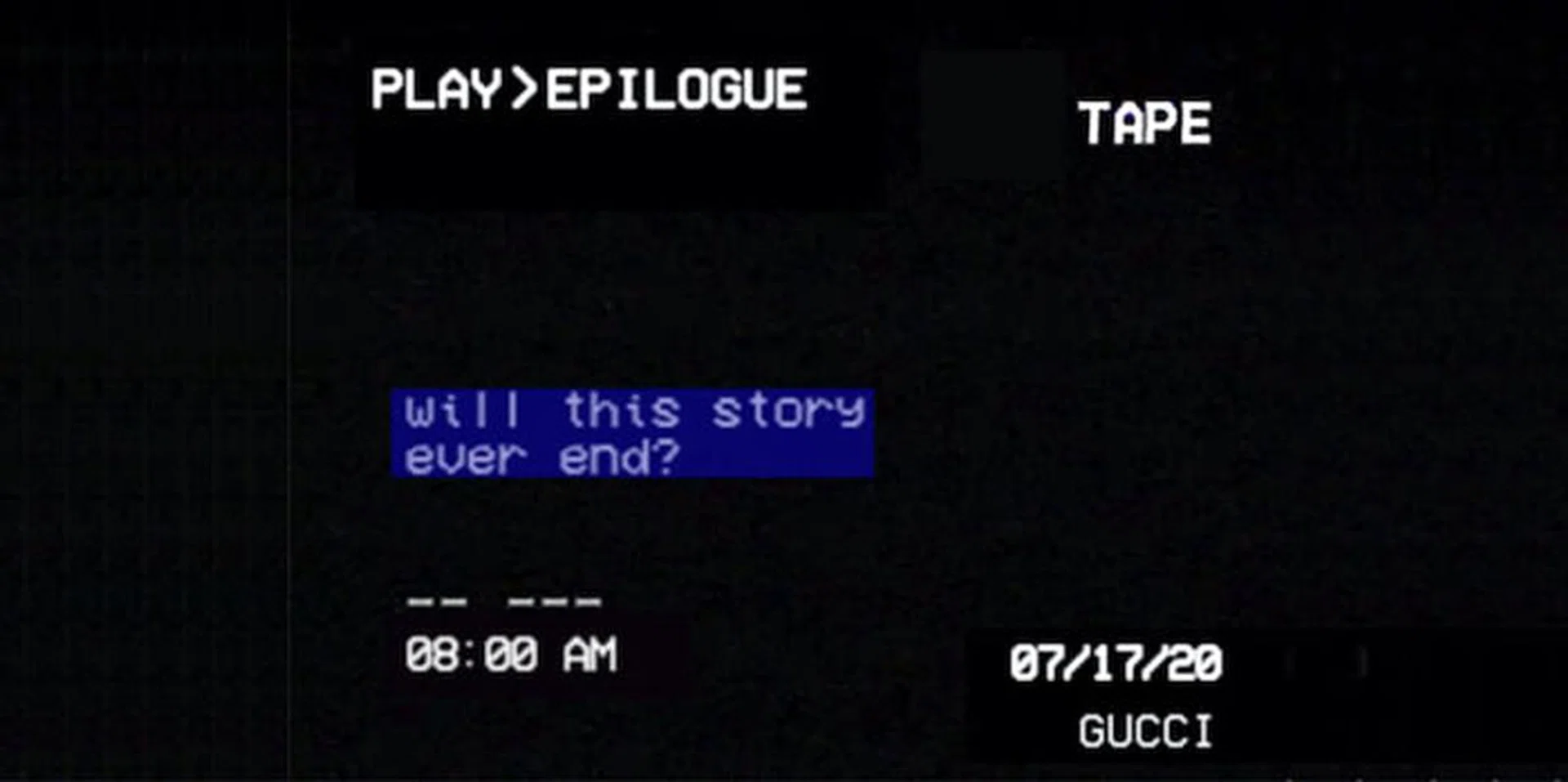 Gucci’s special 12-hour live stream to mark the end of Milan Digital Fashion Week 2020