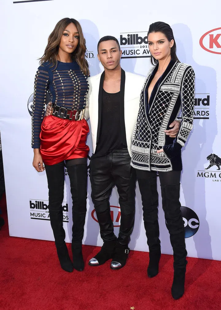 Jourdan-Dunn-Olivier-Rousteing-Kendall-Jenner