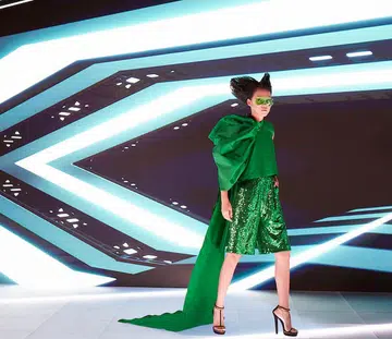 Automobili Lamborghini x Harper’s BAZAAR Virtual Fashion Voyage