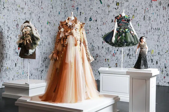 Installation view of Viktor&Rolf: Fashion Artists at the National Gallery of Victoria. Photo: Wayne Taylor 