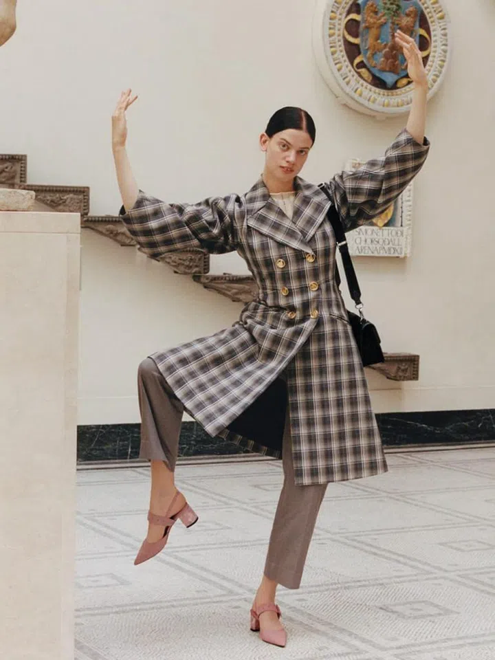 Sepphe recycled nylon pumps, $59.90, and Sonia recycled nylon bag, $89.90 (Photo: Charles & Keith)