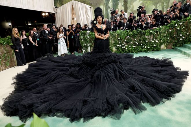 NEW YORK, NEW YORK - MAY 06: Cardi B attends The 2024 Met Gala Celebrating "Sleeping Beauties: Reawakening Fashion" at The Metropolitan Museum of Art on May 06, 2024 in New York City. (Photo by Jamie McCarthy/Getty Images)