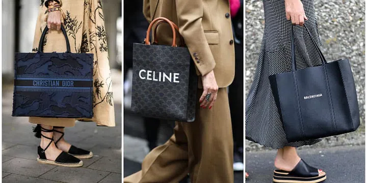 Tote Bags Street Style Getty Images Celine,Dior and Balenciaga
