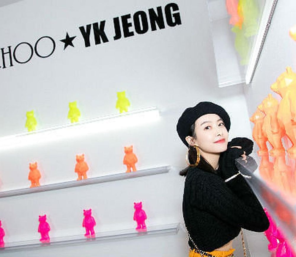 Victoria Song at the Jimmy Choo x YK Jeong party