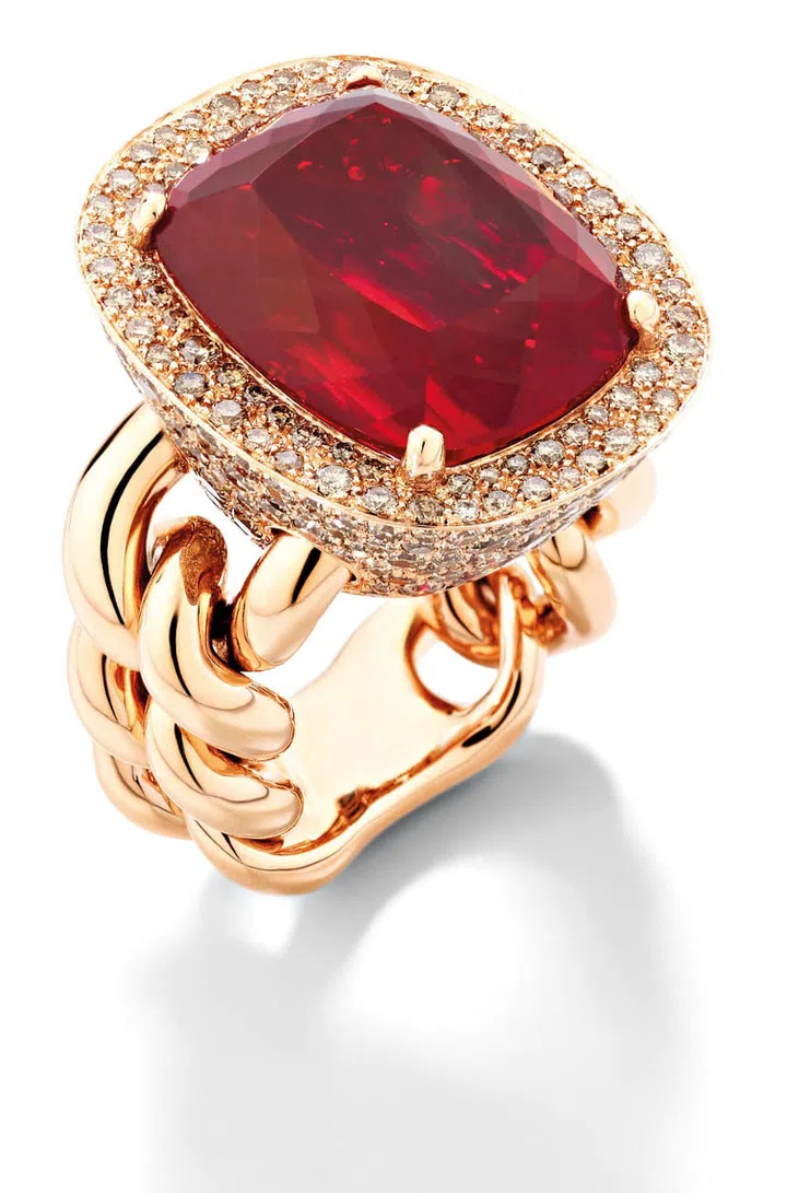 The La Gioia Princess The Rapper ring. Photo: Pomellato