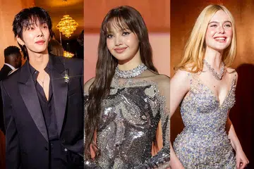 best jewellery and watch moments golden globes 2026 | joshua of seventeen lisa blackpink elle fanning