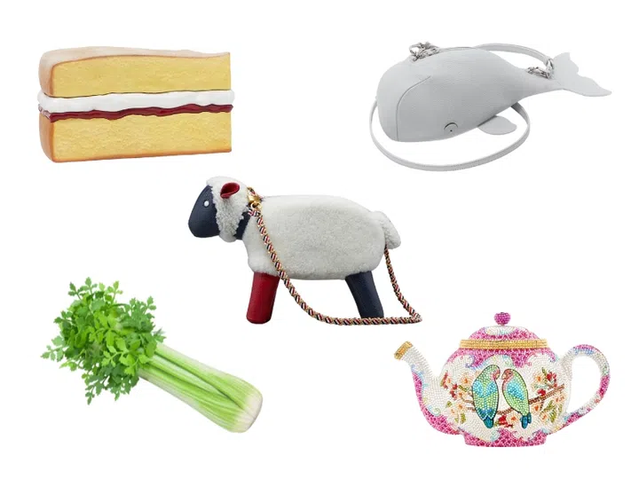 Loewe Whale Bag JW Anderson Cake bag Thom Browne Sheep Bag Moschino Celery Bag