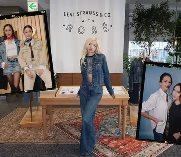 Rosé Levi’s collaboration Tokyo fashion launch celebrity denim collection namtan film kyline alcantara sarah lahbati