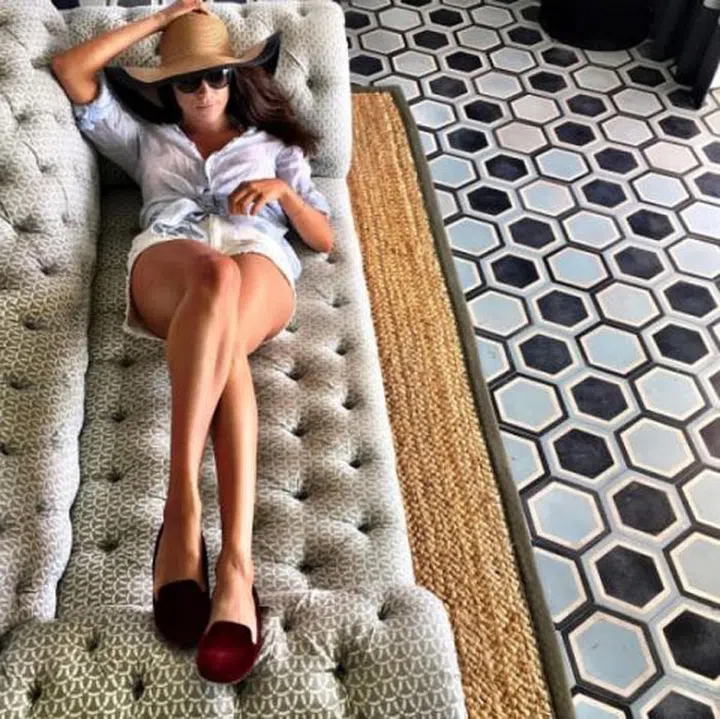 "I give myself the luxury of downtime. We are all so incredibly busy and juggling so many things but I always take an hour to just decompress, watch mindless TV, snuggle with my dogs and enjoy a glass of wine. That's all part of the investment. It's a balance."
