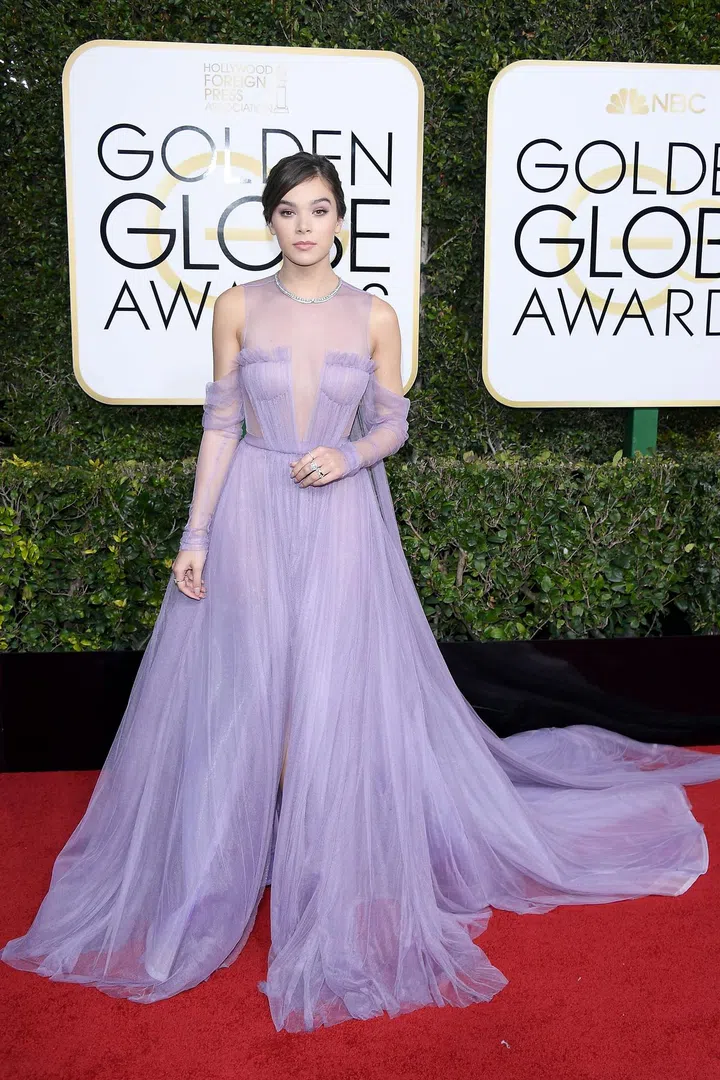 In custom Vera Wang. Photo: Getty