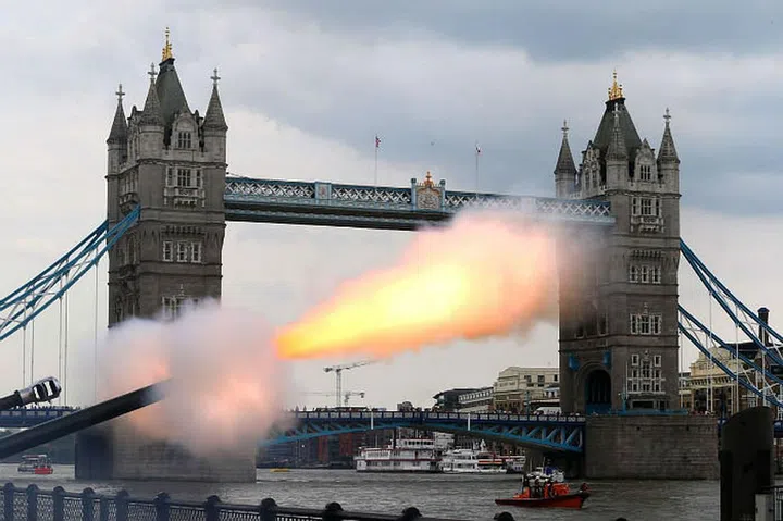 According to the Royal Parks, it's given as a sign of respect or welcome upon various important royal occasions.
Photo: Getty
