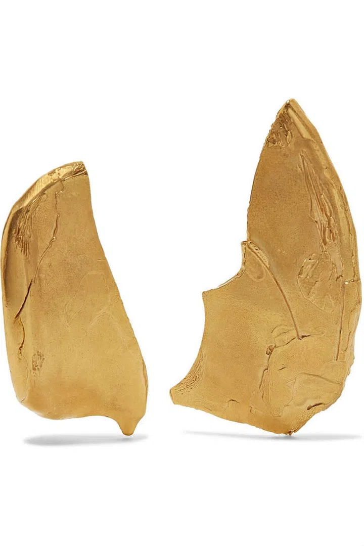 Odyssey + Stolen Moment gold-plated earrings, SGD$564.51