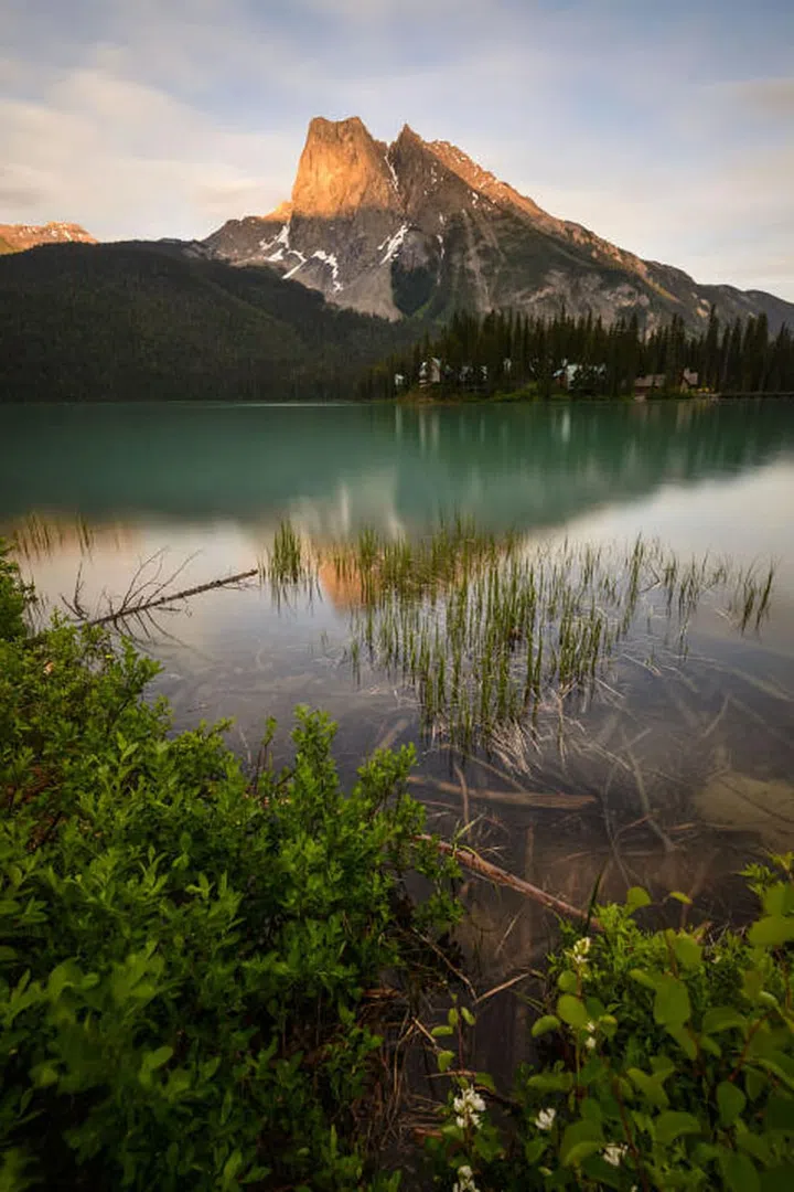 Located in British Columbia's Yoho National Park, this pristine mountain lake is a good option for couples who love the outdoors. Consider staying at the Emerald Lake Lodge, where every room has a wood-burning fireplace. Photo: Getty