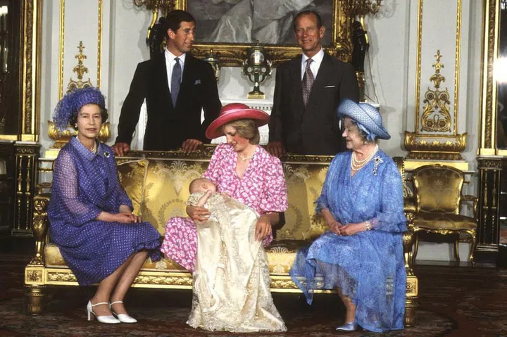 Though the royal christening robe is worn by new royal babies time and time again, it is actually a replica of the original one commissioned by Queen Victoria first used for the christening of her eldest daughter in 1840. Made of Spitafields silk and Honiton lace it has been worn by 62 royal babies including the Queen and both Prince William (pictured) and Harry,

But, in 2004, the Queen’s senior dresser deemed the christening gown too fragile to be worn again so made a replica. The first baby to wear this new replica was the son of the Edward and Sophie, the Earl and Countess of Wessex, James. Prince George and Princess Charlotte both wore it after and it will most likely be the gown Prince Louis is christened in too. Photo: Getty