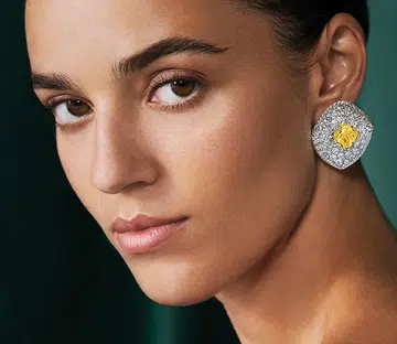 GRAFF Festive I wish | Model yellow diamond earring
