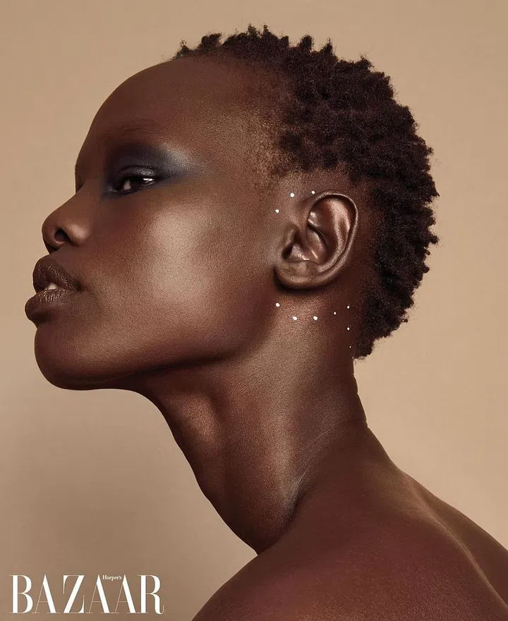 Shanelle Nyasiase wears Dior 5 Couleurs Eyeshadow Palette in Defy ($62). Photo: Alexandra Von Fuerst