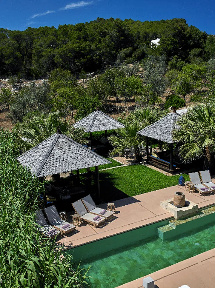 Ibiza has a reputation for being Europe’s party epicenter, but many celebrity guests prefer the northern side of the island, which is more known for its wellness retreats and isolated beaches rather than DJ sets. The Giri Residence, which is located on the outskirts of San Juan, is popular with the likes of Jade Jagger and Kate Moss. It offers only five exclusive suites within a converted 150-year old finca (farmhouse), proving that sometimes the ultimate luxury is having the option of being invisible. Even though this hotspot is more remote, you won't miss the party scene; it’s only 30 minutes from the boom of the southern side of the island, where clubs like Pacha and Amante are located.