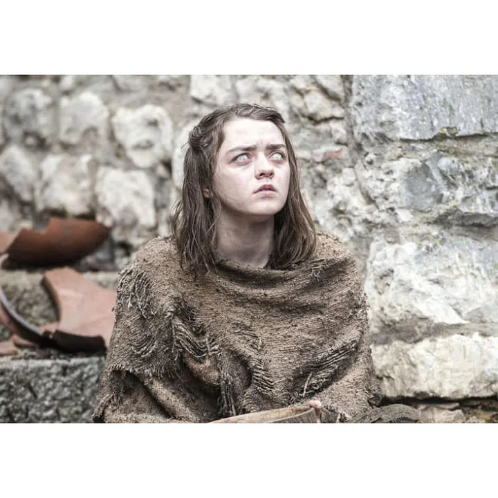 Arya Stark might be tiny and young, but to underestimate her would be a huge mistake on your part. (What's that Shakespeare quote again? Though she be but little, she is fierce.) She will use that to her  advantage and will always prove everyone wrong. She's mentally strong and has a firm understanding of who
she is and the crap that she's not willing to take. Yes, girl, yes.