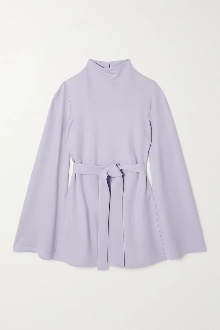 Harper Belted Jersey Top, $1,082, Safiyaa at Net-a-Porter